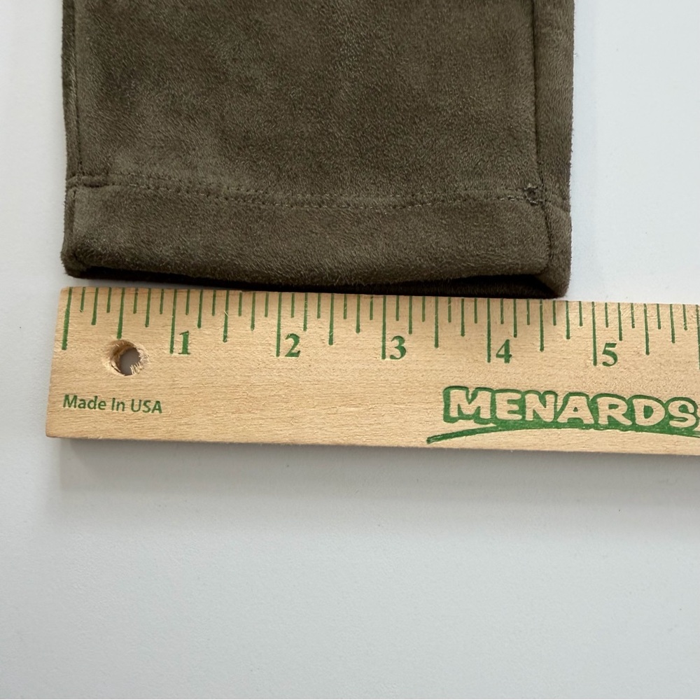 Catherine Malandrino Sage Green Faux Leather Pull On Pants Size S - Picture 11 of 12